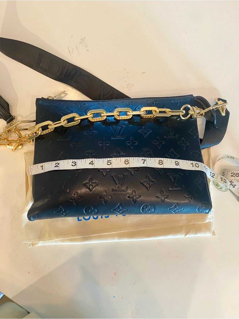 Embossed Monogram Bag - Picture 2 of 8
